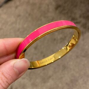 Kate Spade Bangle Bracelet in Pink & Gold